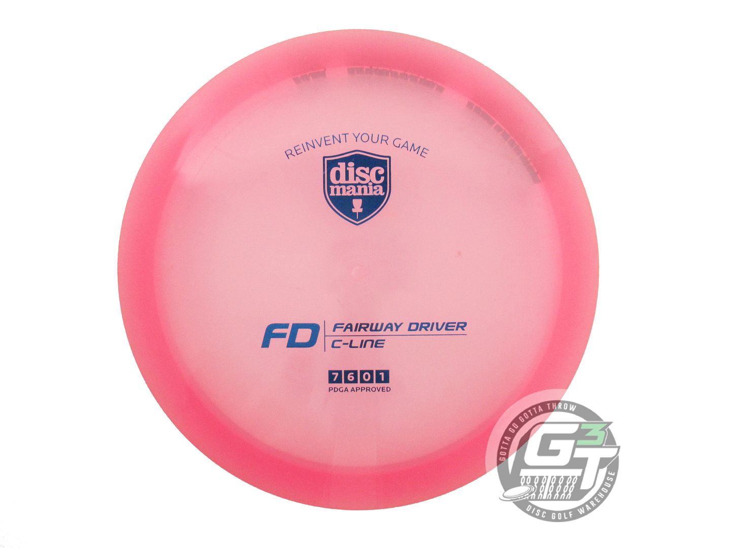 USED DiscMania C-Line FD 176g Pink Blue Foil Fairway Driver Golf Disc