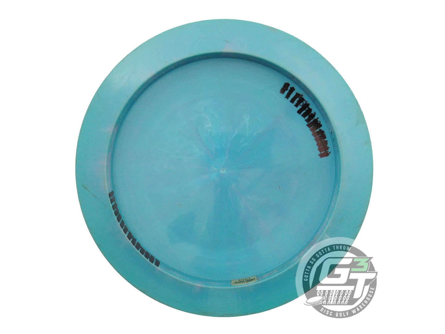 USED Discraft [PIERCE] ESP Nuke 174g Teal Teal Heart Foil Distance Driver Disc
