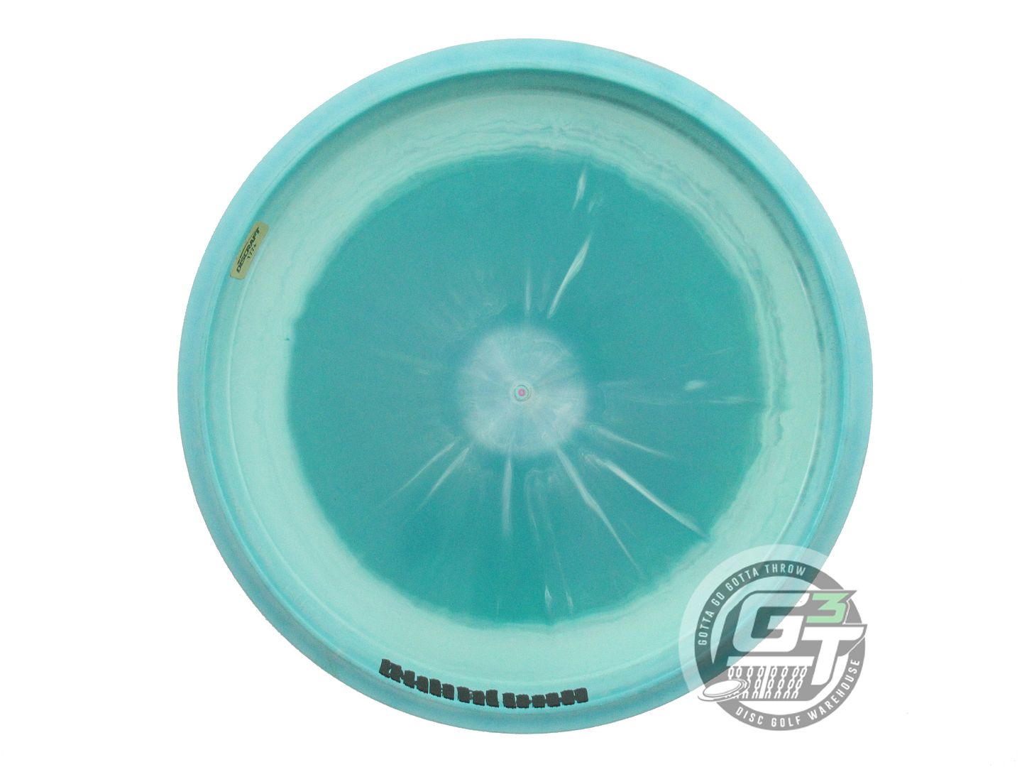 USED Discraft [BLUE RIBBON PINES] ESP Buzzz 178g Teal Pink Heart Midrange Disc