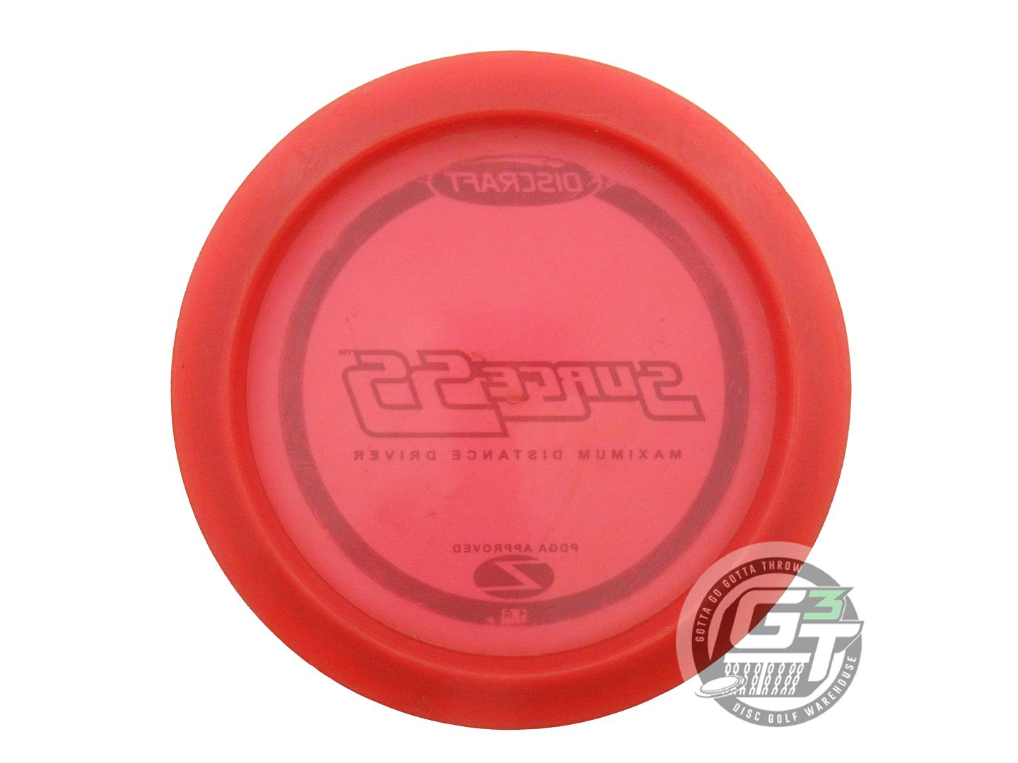 USED Discraft Z Surge SS 170g Red Blue Stamp PFN Distance Driver Golf Disc