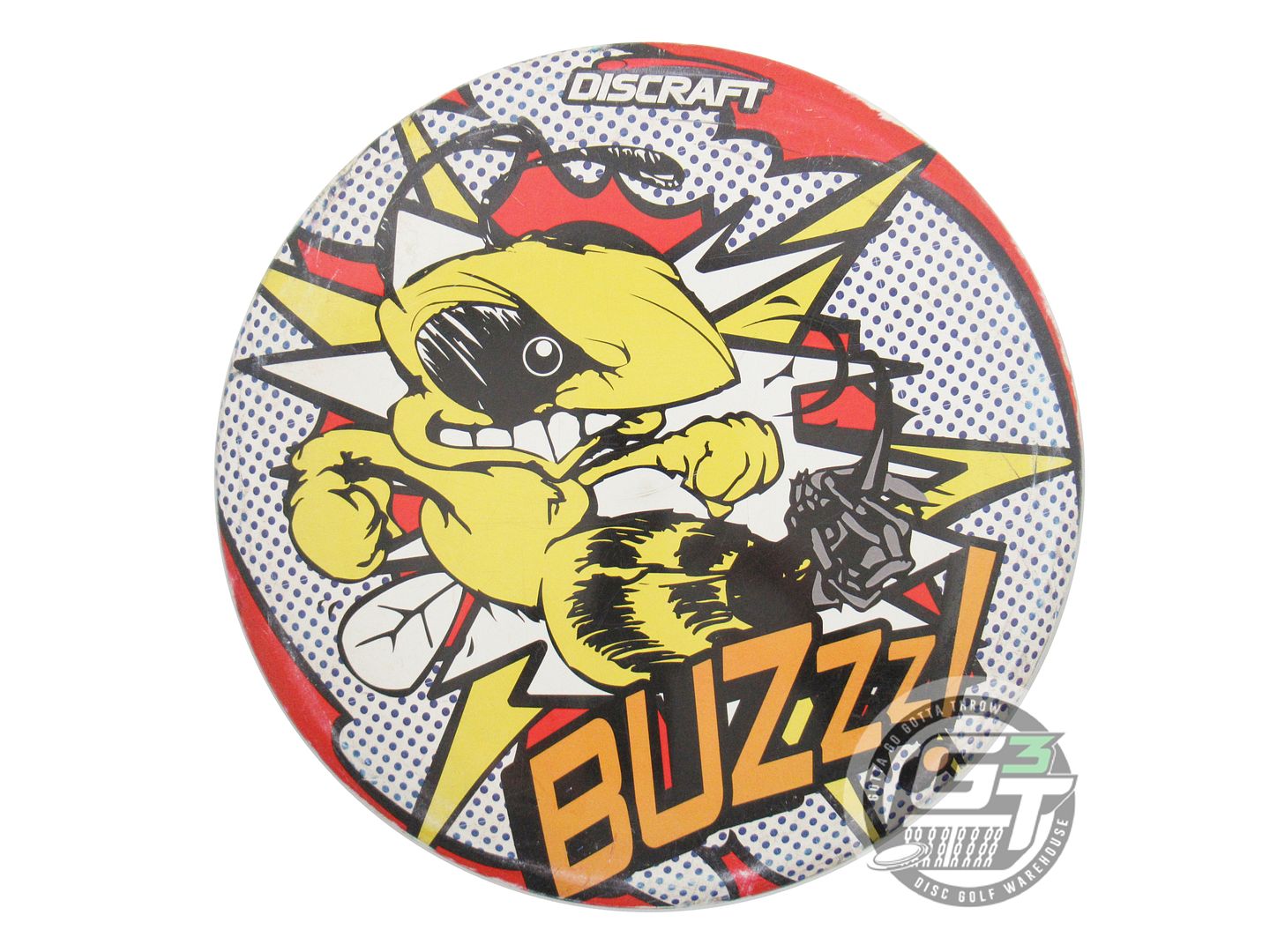 USED Discraft SuperColor ESP Buzzz 178g Liechtenstein Bee Midrange Golf Disc