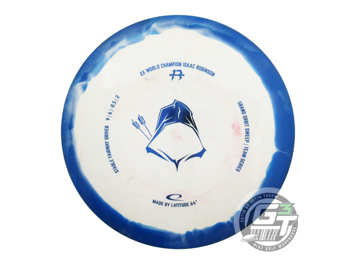 USED Latitude 64 [ROBINSON] Royal Grand Orbit Sweep 174g Blue-White Driver Disc