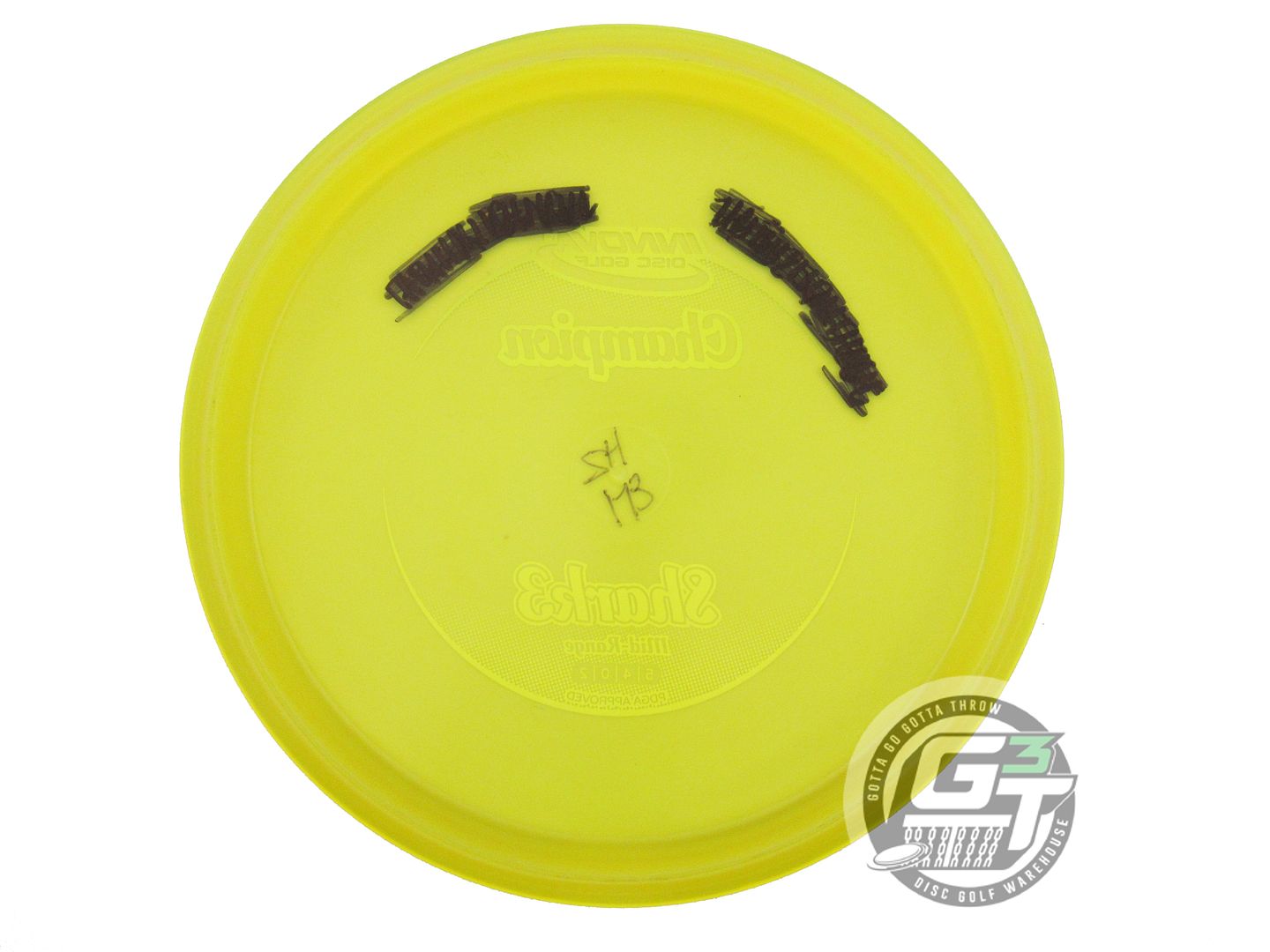 USED Innova Champion Shark3 173g Yellow White Stamp Midrange Golf Disc