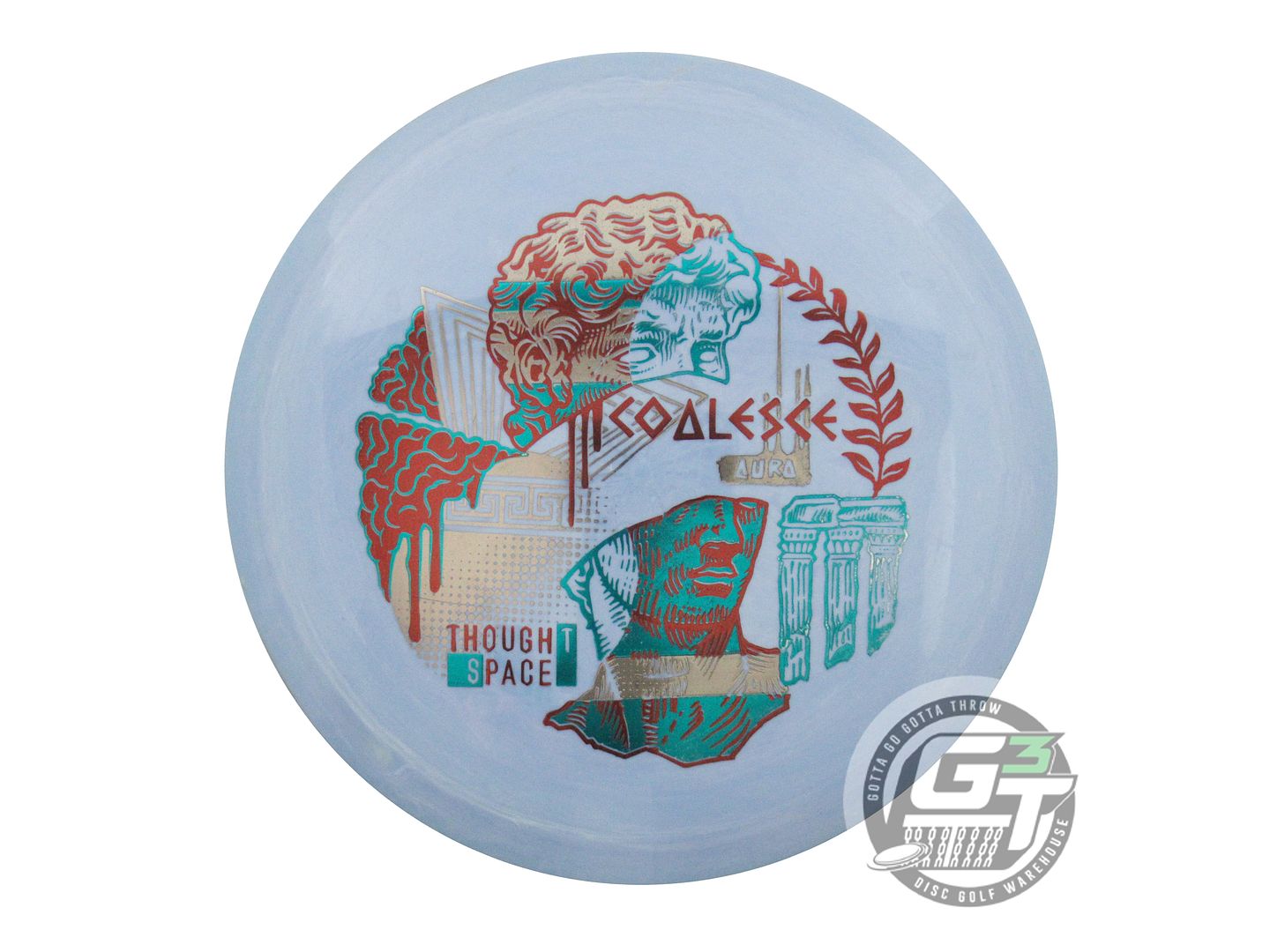 USED Thought Space Aura Coalesce 176g Sky Blue Driver Golf Disc