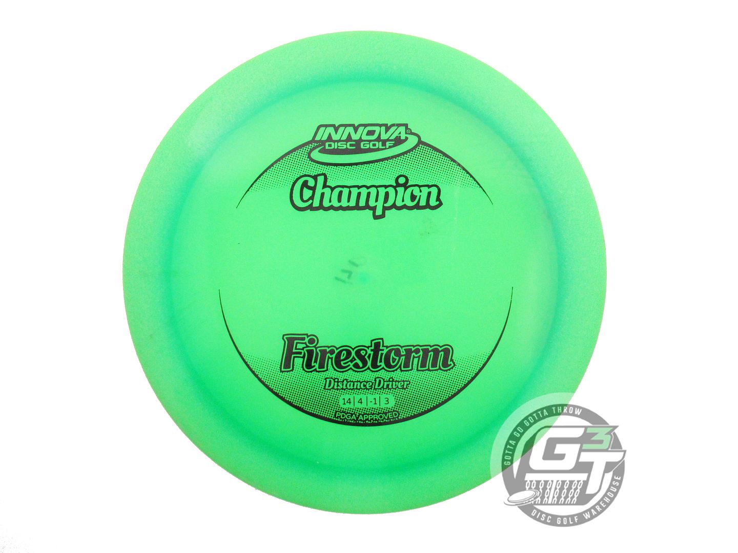 USED Innova Champion Firestorm 171g Green Black Stamp Distance Driver Golf Disc