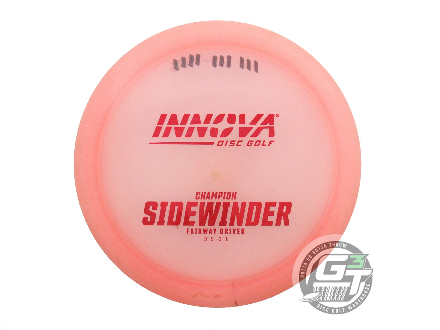 USED Innova Champion Sidewinder 162g Pink Red Foil Distance Driver Golf Disc