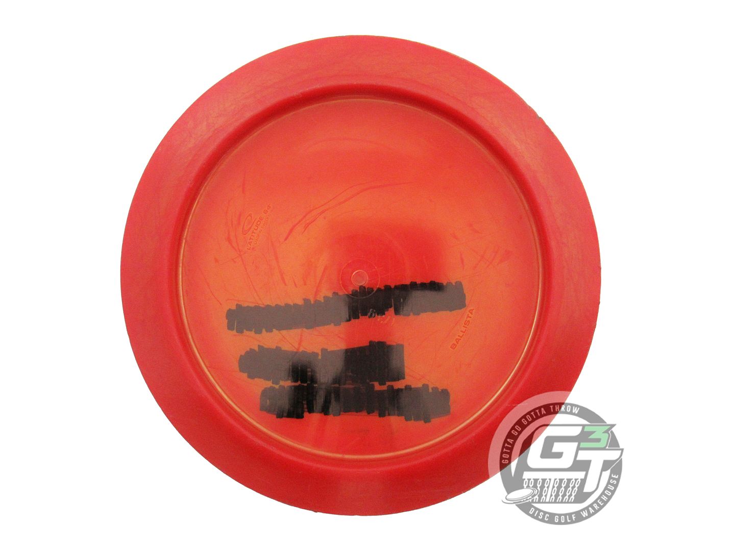 USED Latitude 64 Opto Ballista 173g Red Wiped Stamp Distance Driver Golf Disc