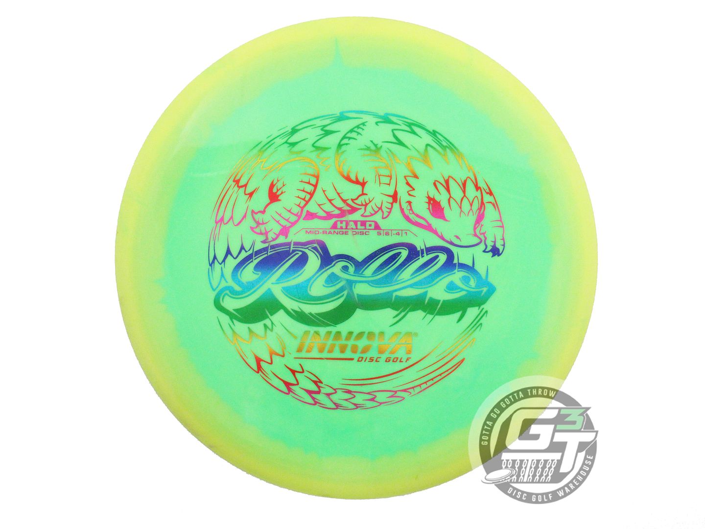 USED Innova Halo Star Rollo 180g Yellow-Lime Midrange Golf Disc