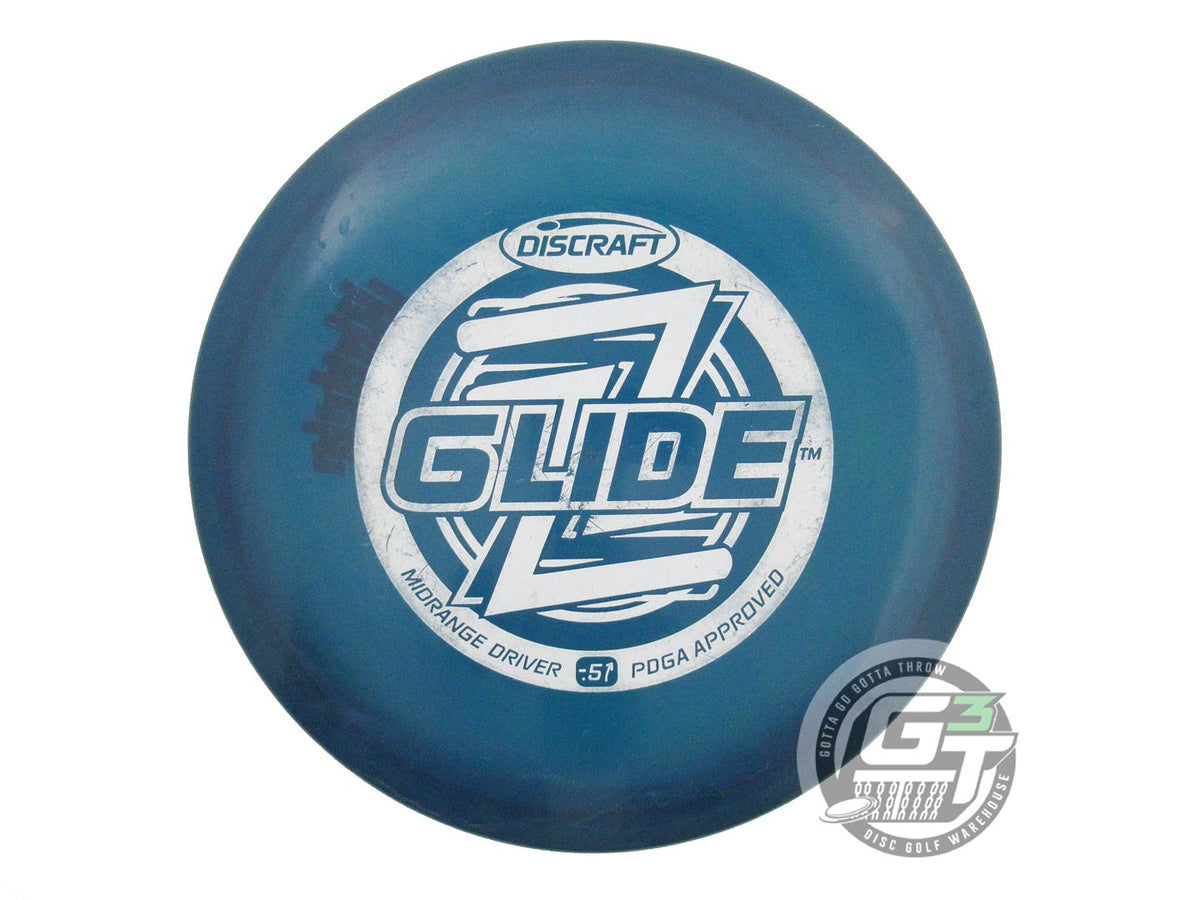 USED Discraft Z Glide 167g Blue White Stamp PFN Fairway Driver Golf Disc