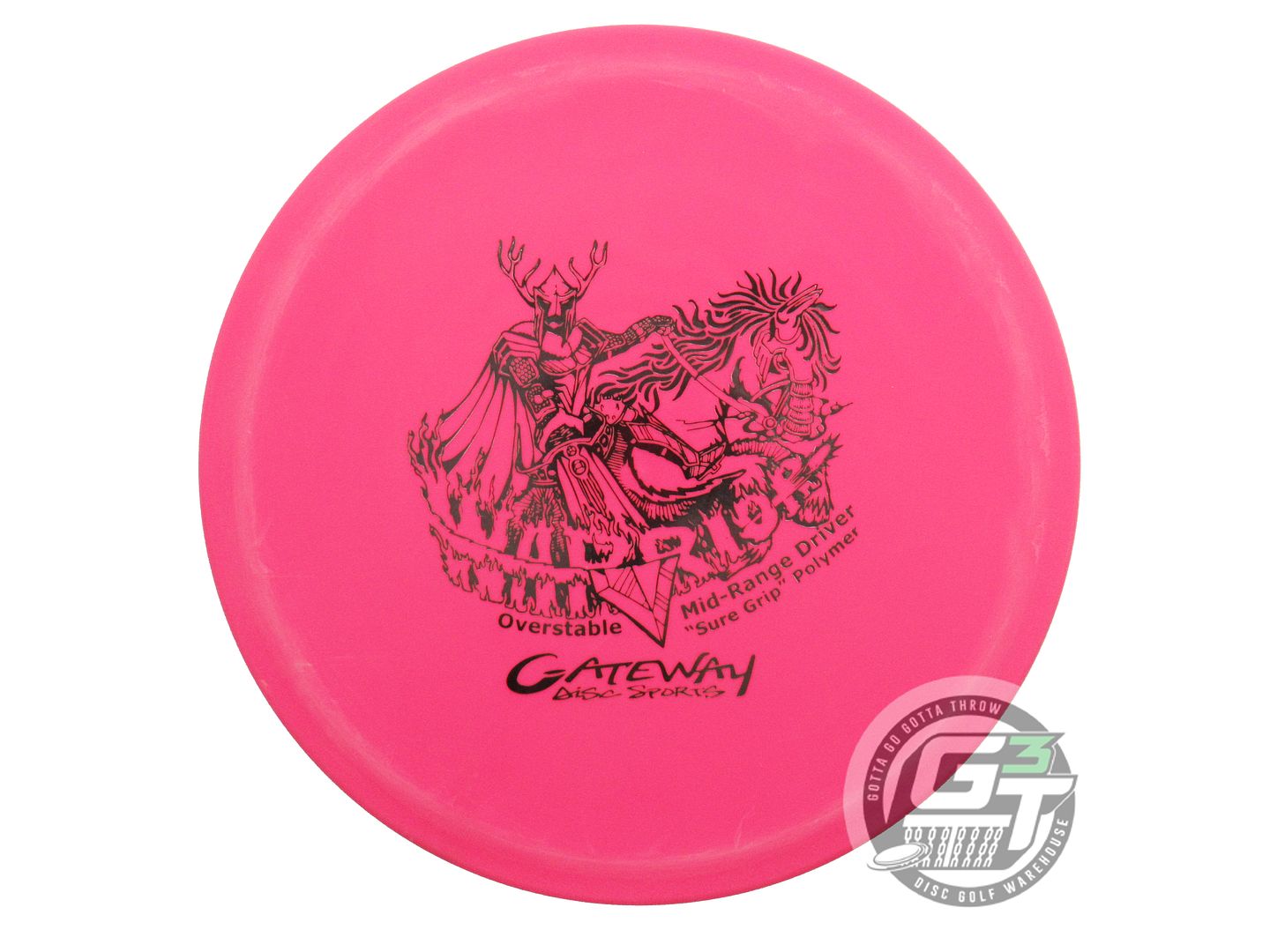 Gateway Sure Grip Warrior Midrange Golf Disc (Individually Listed)