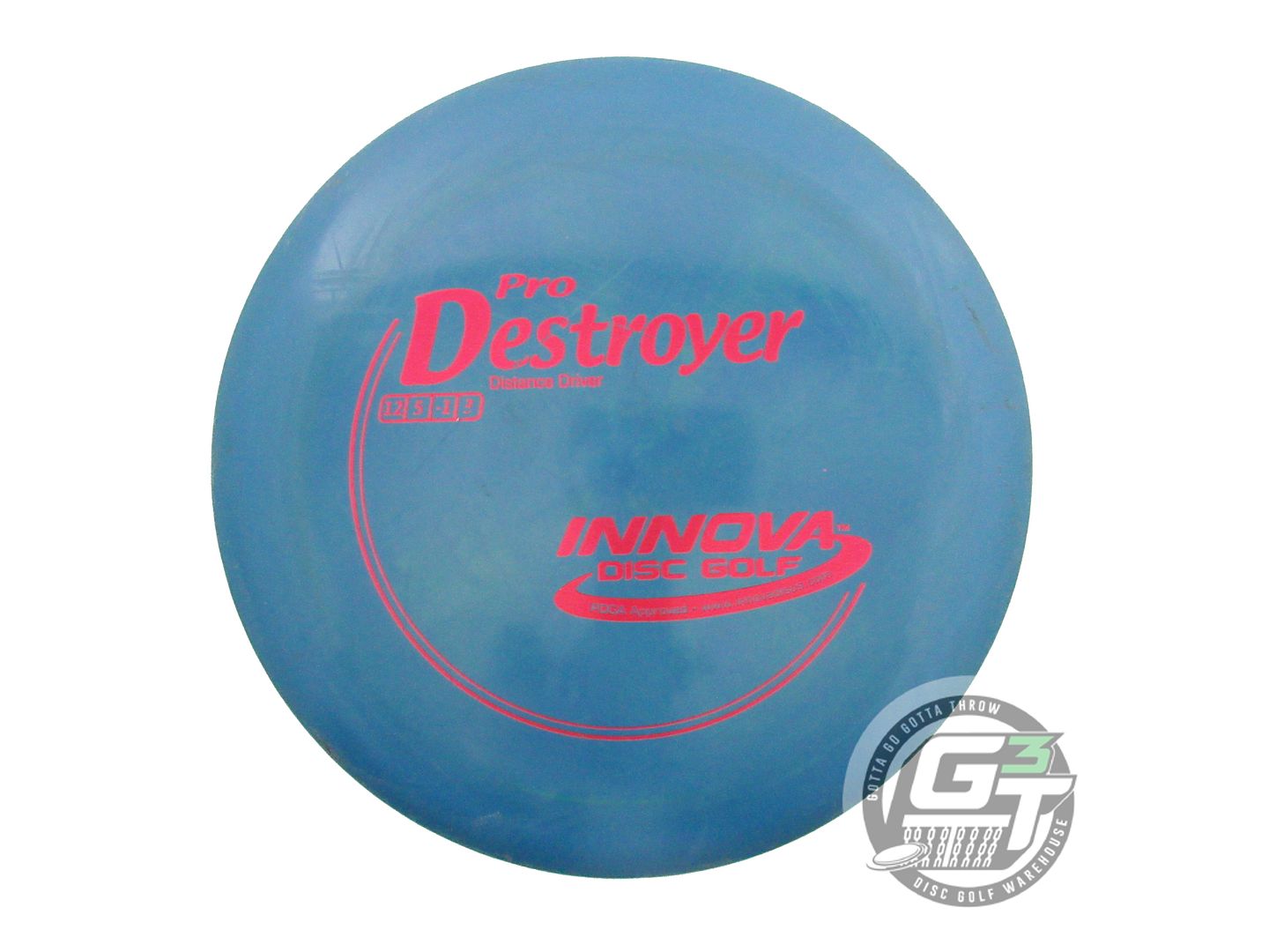 USED Innova Pro Destroyer 177g Blue Red Foil Distance Driver Golf Disc