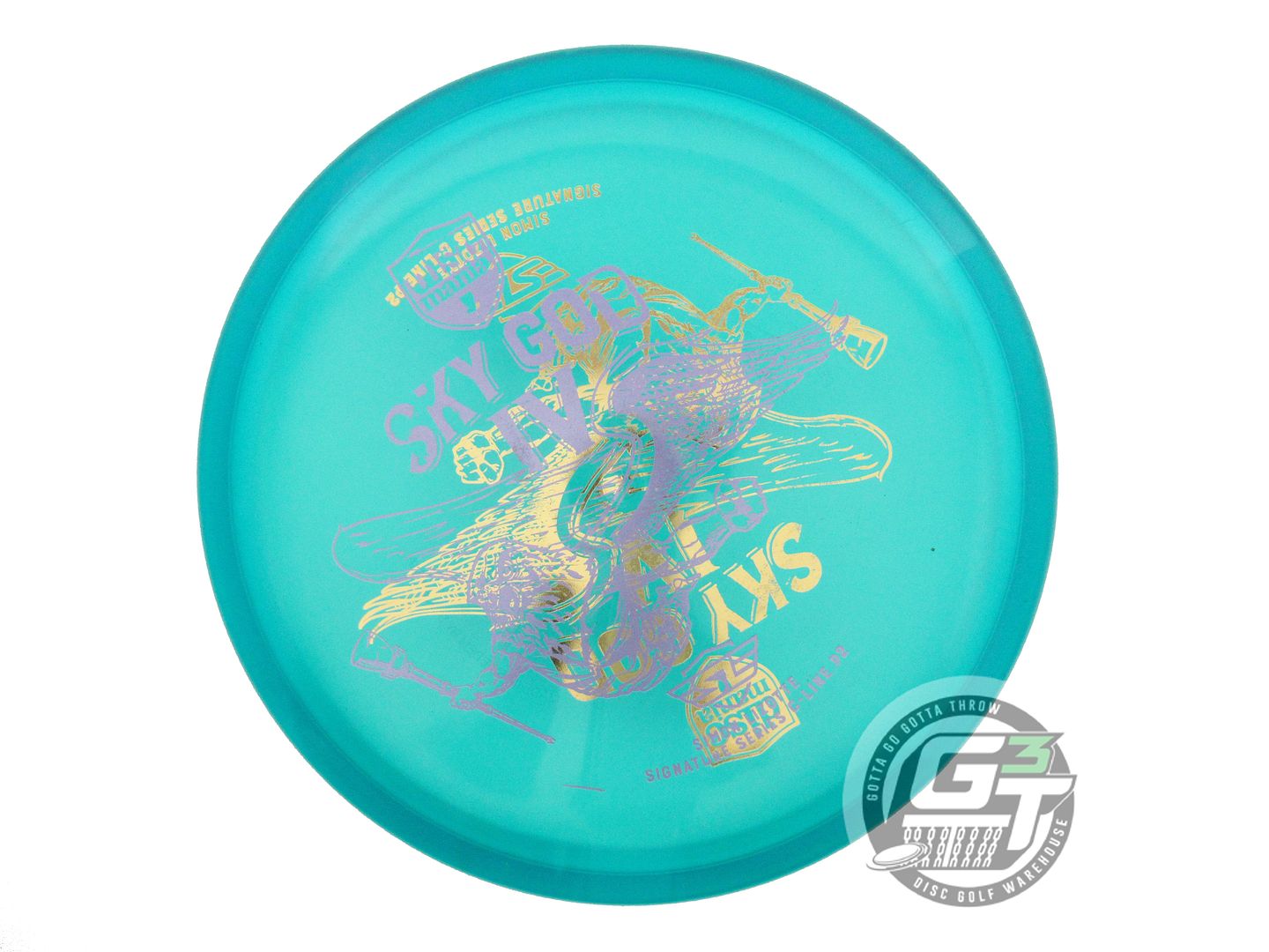 NOS DiscMania X-OUT SKY GOD 4 C-Line P2 174g Blue Putter Golf Disc