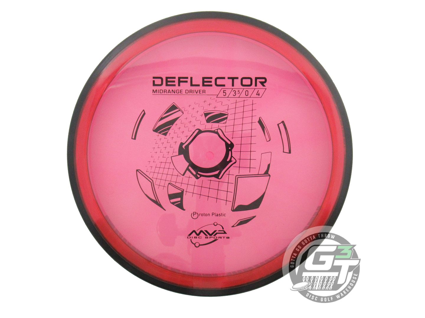 USED MVP Disc Sports Proton Deflector 175g Pink Midrange Golf Disc