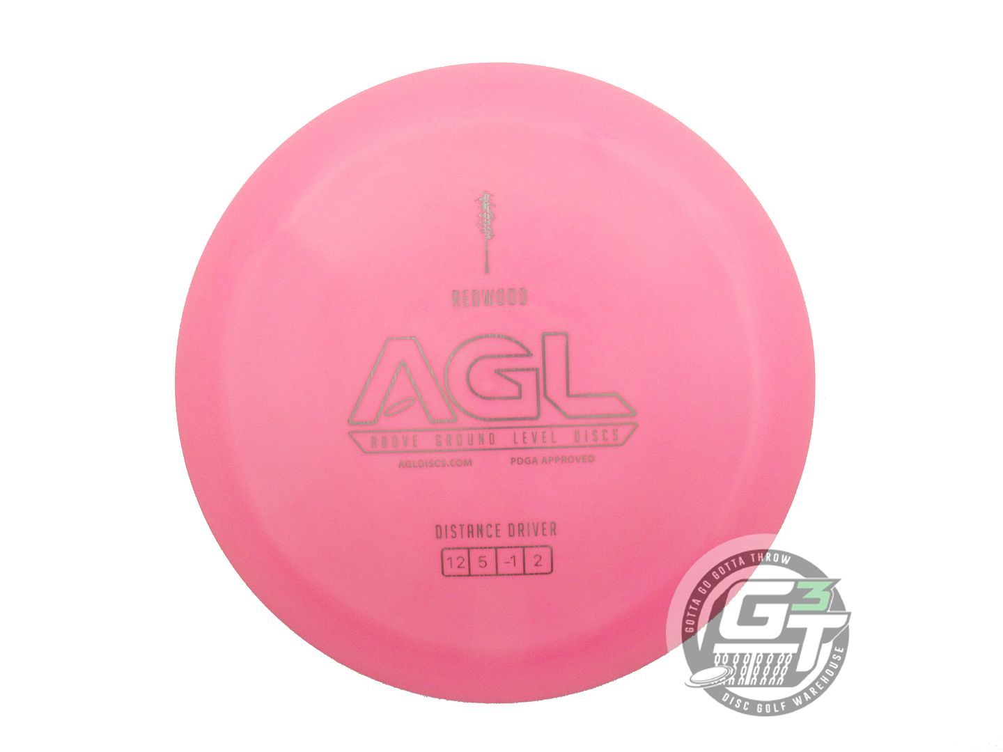 NOS Above Ground Level Alpine Redwood 166g Pink Distance Driver Golf Disc