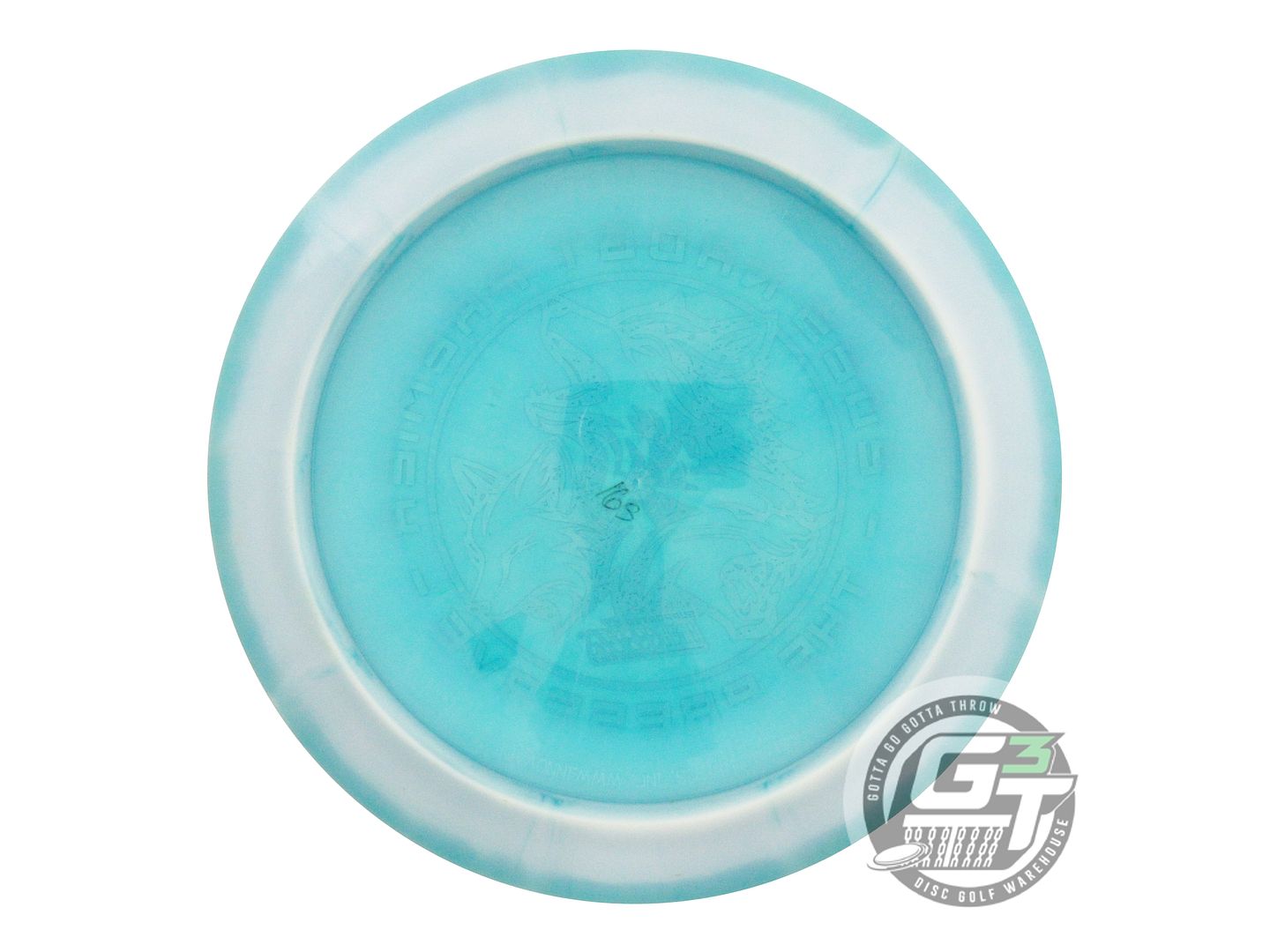 USED Innova [NADGT] Halo Champion Shryke 166g White-Teal Distance Driver Disc