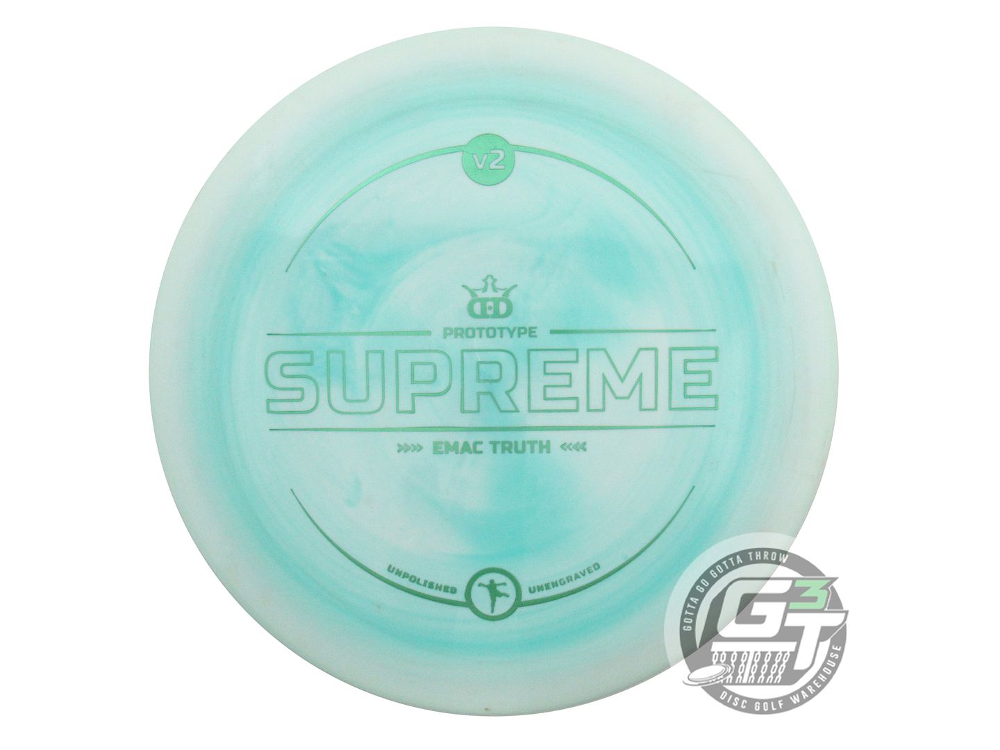 USED Dynamic Discs PROTOTYPE Supreme EMAC Truth 180g Seafoam-White Midrange Disc