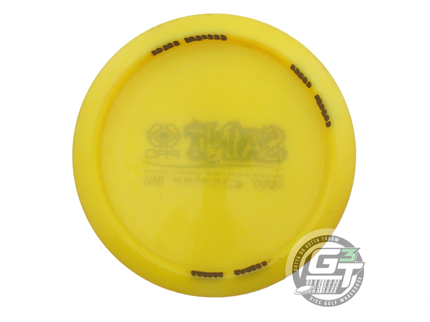 USED Latitude 64 Opto Saint Pro 173g Marigold Black Stamp PFN Driver Golf Disc