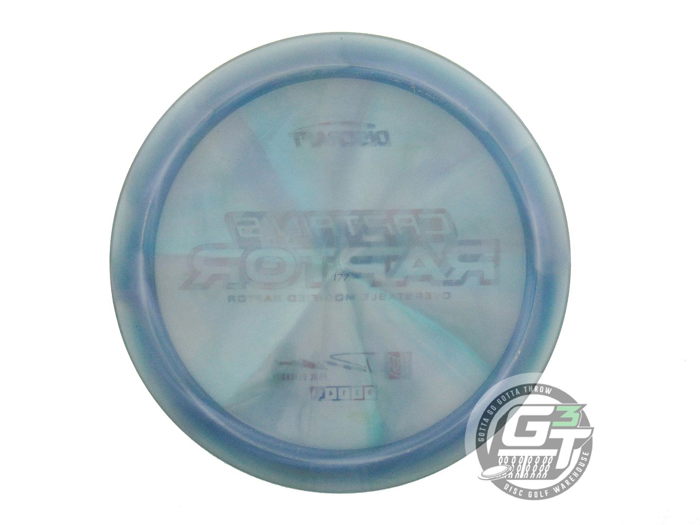 USED Discraft Special Blend Z Raptor 177g Blue Flag Foil Driver Golf Disc