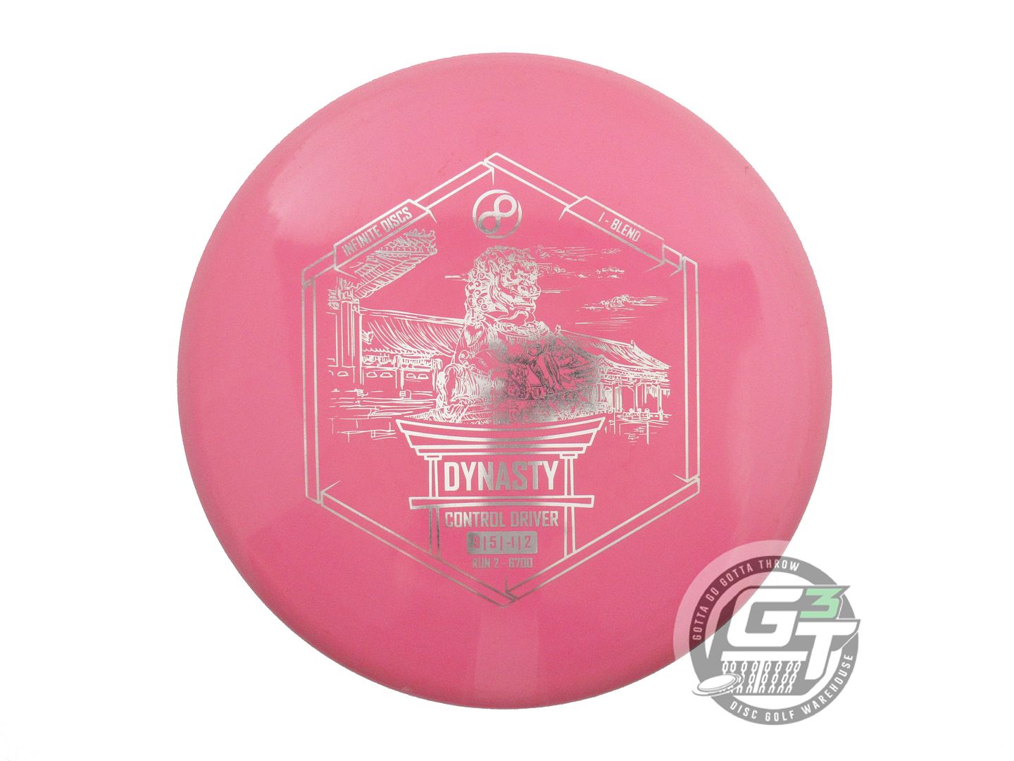 USED Infinite I-Blend Dynasty 171g Pink Silver Foil Fairway Driver Golf Disc