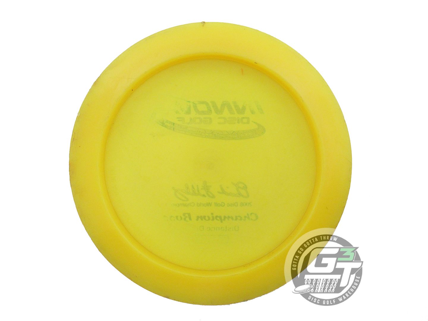 USED Innova Champion Boss 176g Yellow Blue Foil FELDBERG Distance Driver Disc