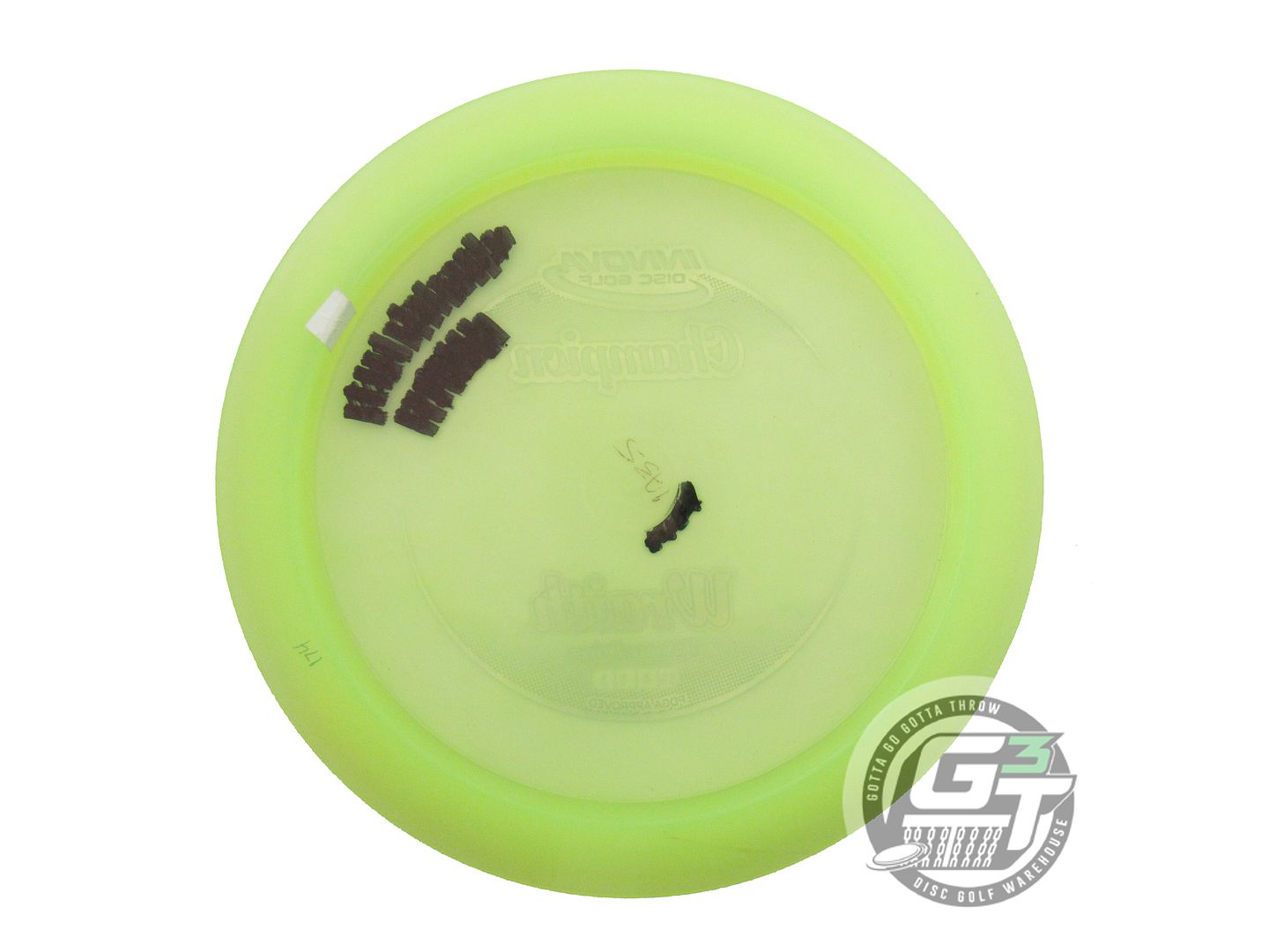 USED Innova Champion Wraith 174g Yellow Silver Holo Foil Distance Driver Disc