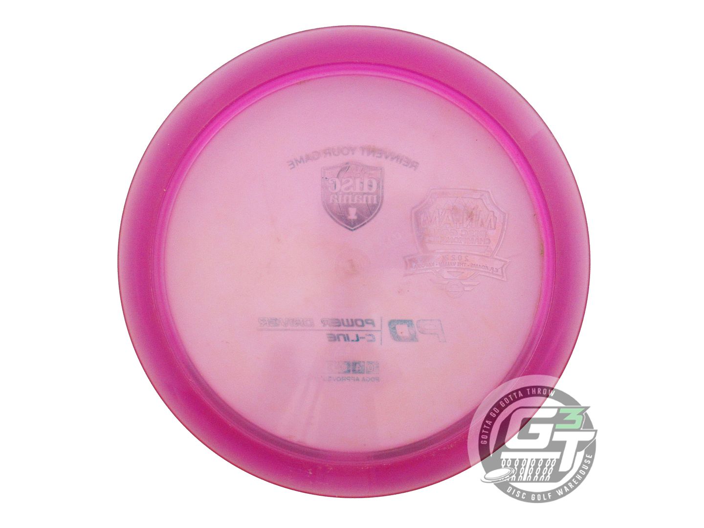 USED DiscMania C-Line PD 176g Magenta Teal Foil Distance Driver Golf Disc