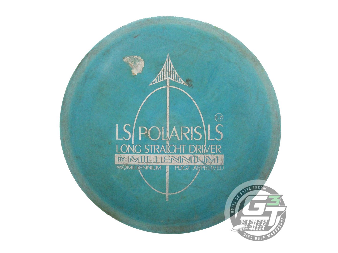 USED Millennium Standard Polaris LS 167g Teal Silver Stamp Fairway Driver Disc