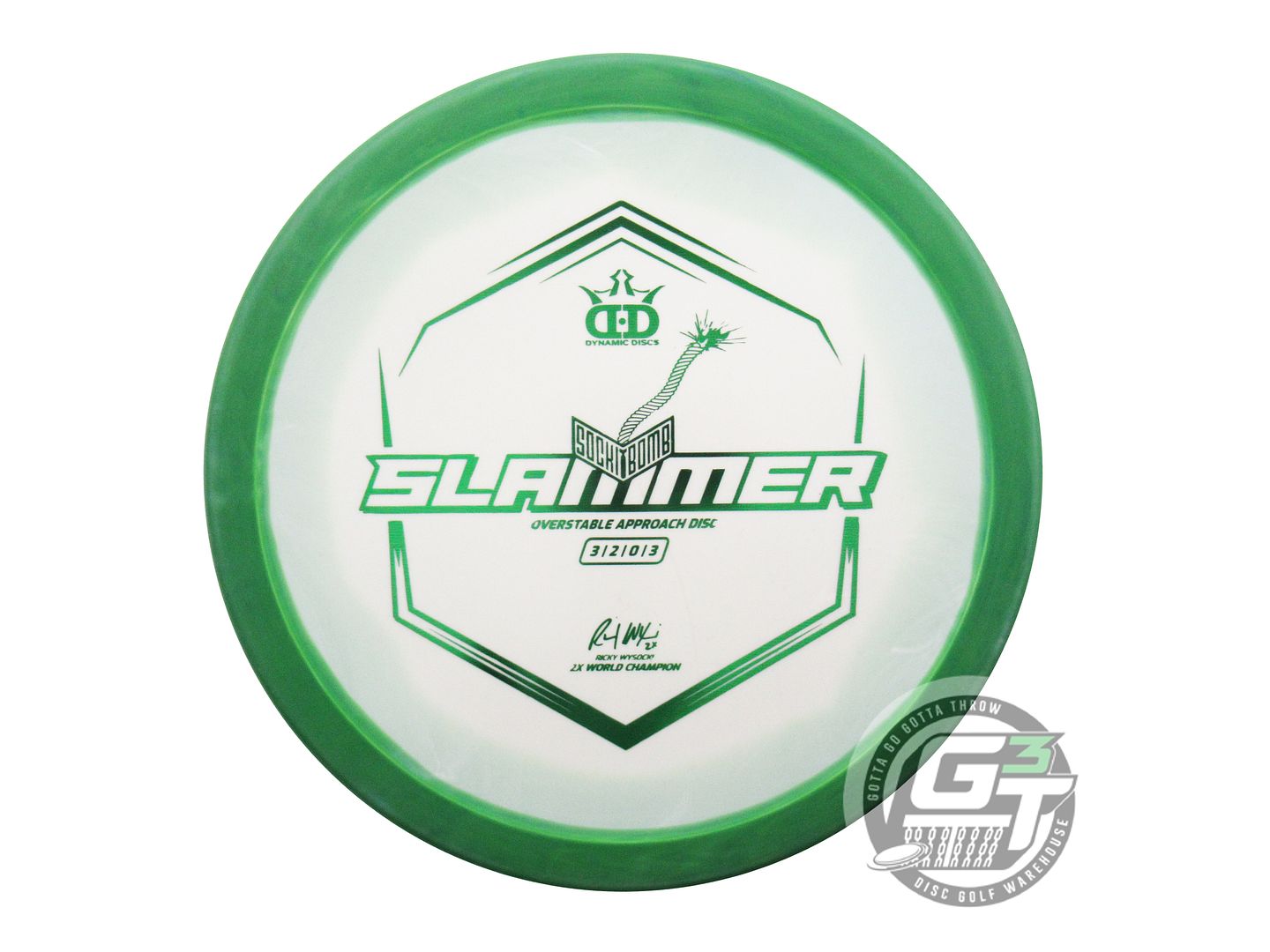 Dynamic Discs Limited Edition Ricky Wysocki Ignite Stamp V1 Supreme Classic Orbit Sockibomb Slammer Putter Golf Disc (Individually Listed)