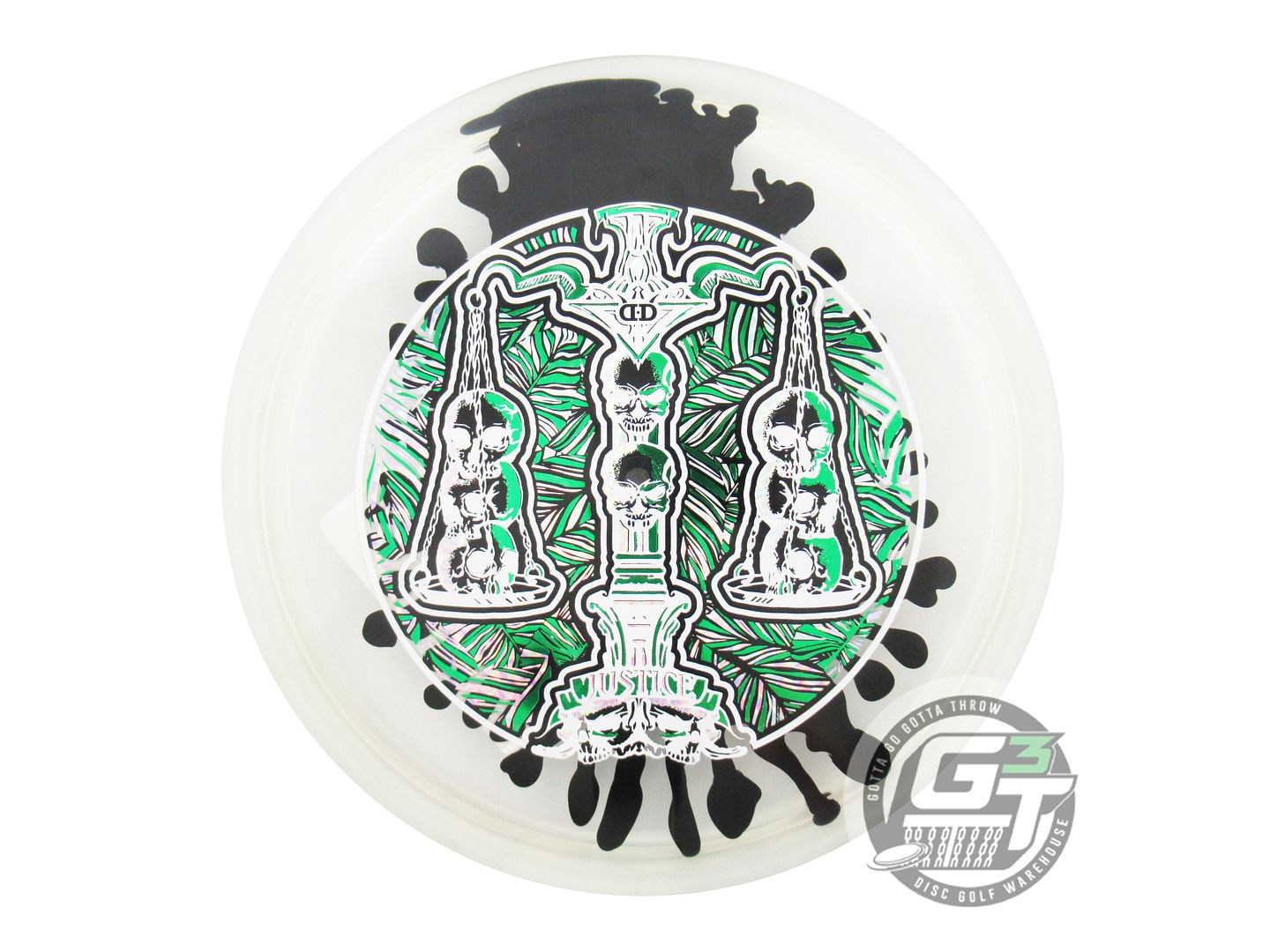 Dynamic Discs Limited Edition 10-Year Anniversary Lucid Ice SplaDDer Justice Midrange Golf Disc (Individually Listed)