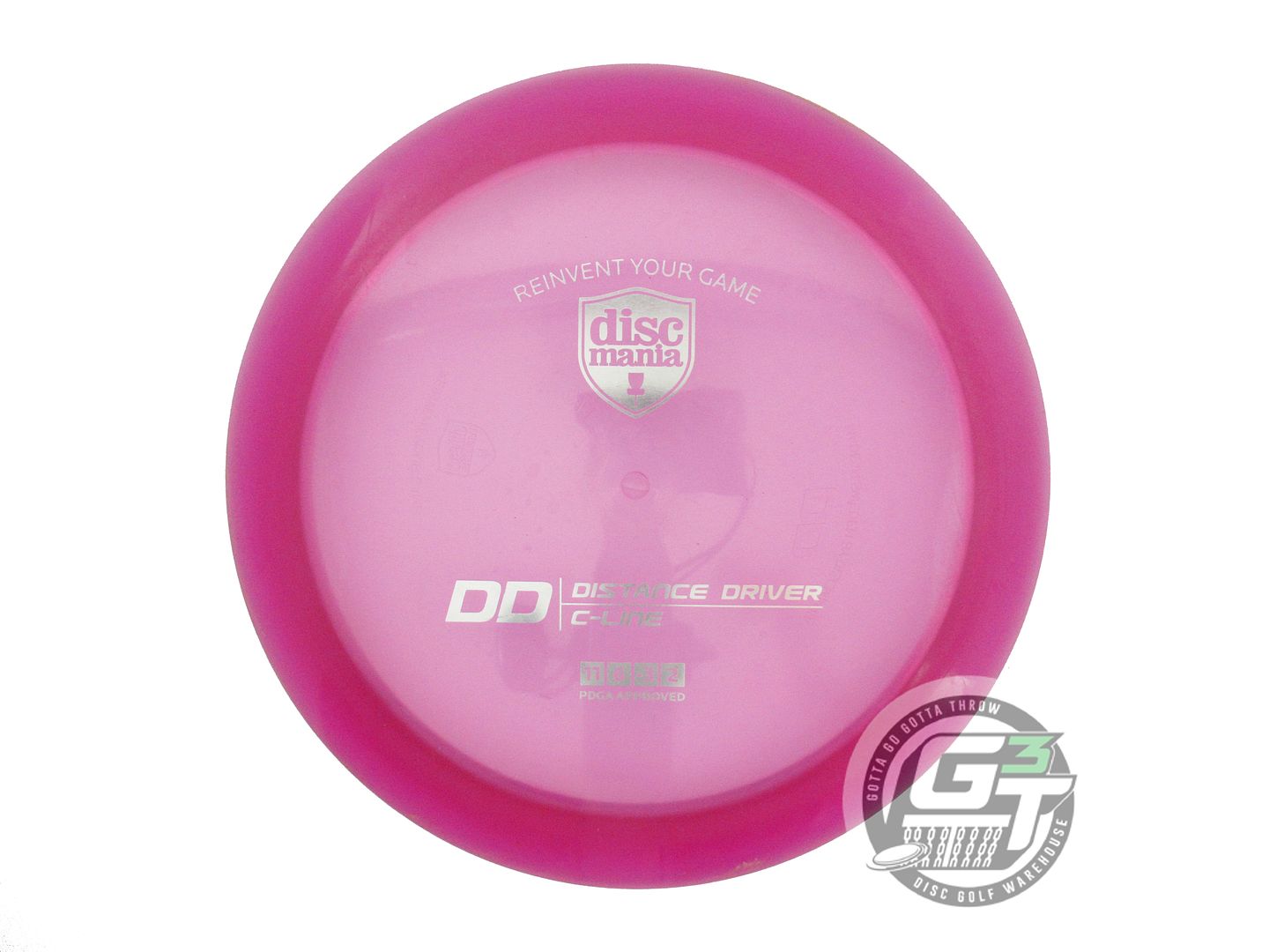 USED DiscMania C-Line DD 173g Magenta Silver Foil Distance Driver Golf Disc