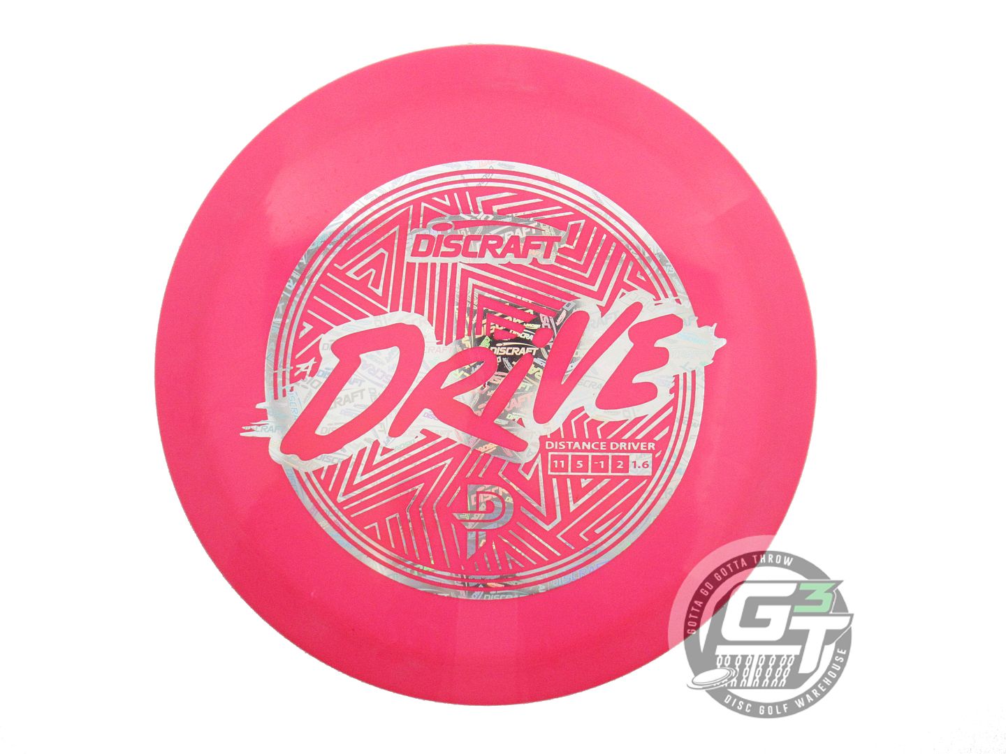 USED Discraft [PIERCE] ESP Drive 174g Pink Holo Logo Foil Distance Driver Disc