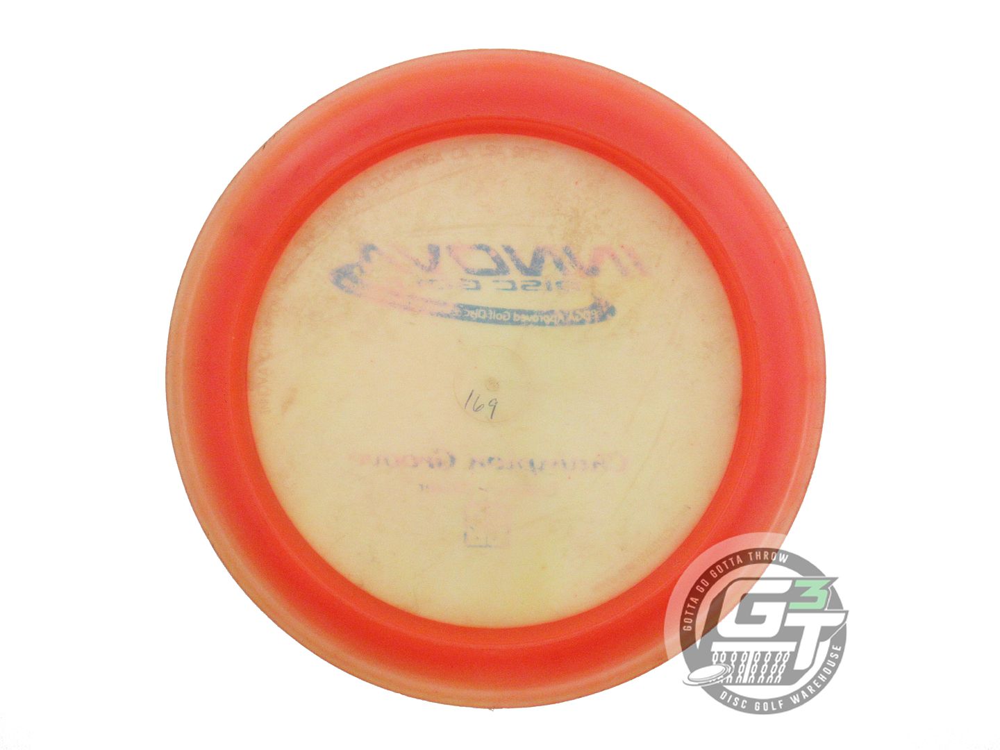 USED Innova Champion Groove 169g Orange Blue Foil Distance Driver Golf Disc