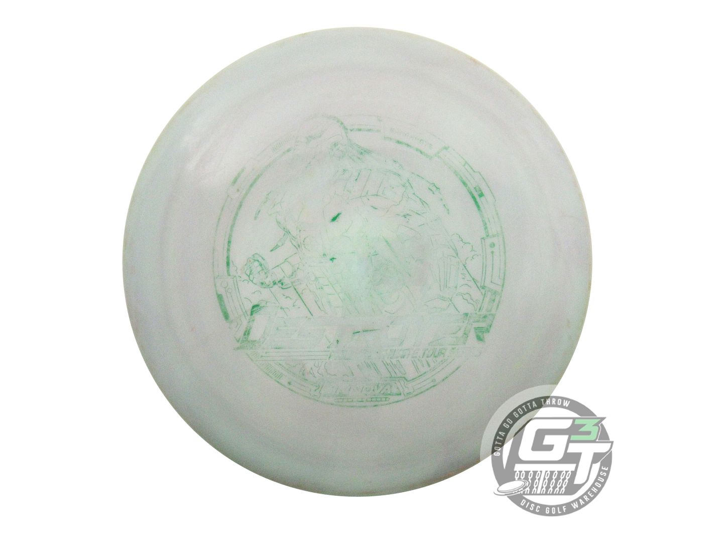 USED Innova [BRATHWAITE] Star Destroyer 175g Gray Green Stamp Driver Golf Disc