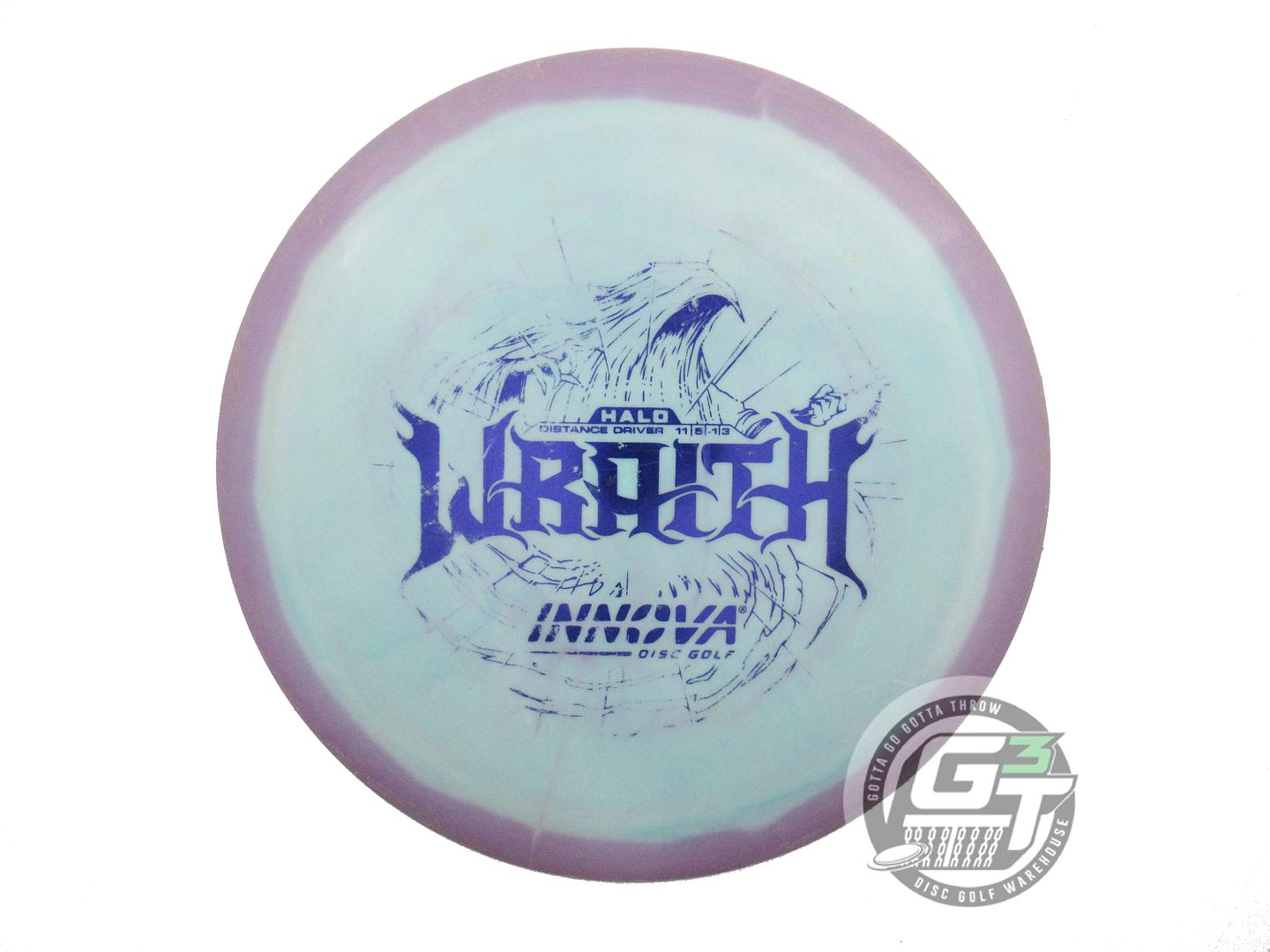 USED Innova Halo Star Wraith 175g Purple-Teal Distance Driver Golf Disc
