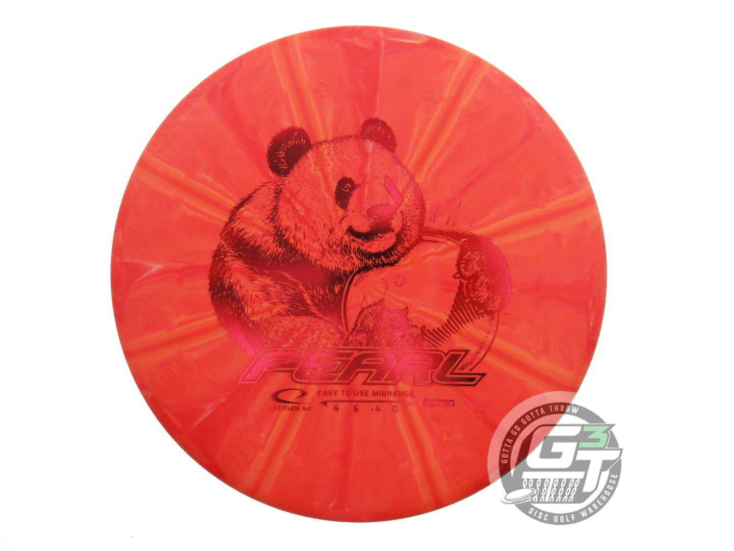 Latitude 64 Retro Burst Pearl Midrange Golf Disc (Individually Listed)