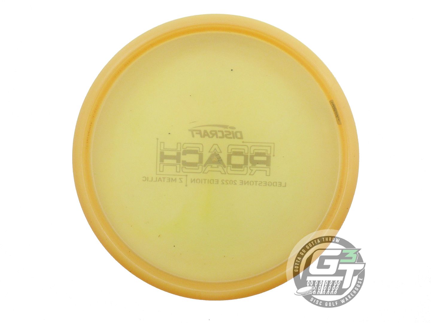 NOS Discraft [LEDGESTONE] Metallic Z Roach 172g Yellow Maroon Foil Putter Disc