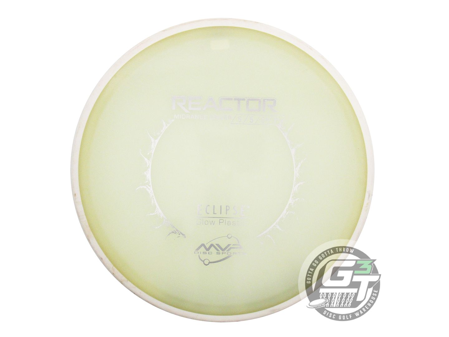 USED MVP Disc Sports Eclipse Proton Reactor 178g Glow Midrange Golf Disc