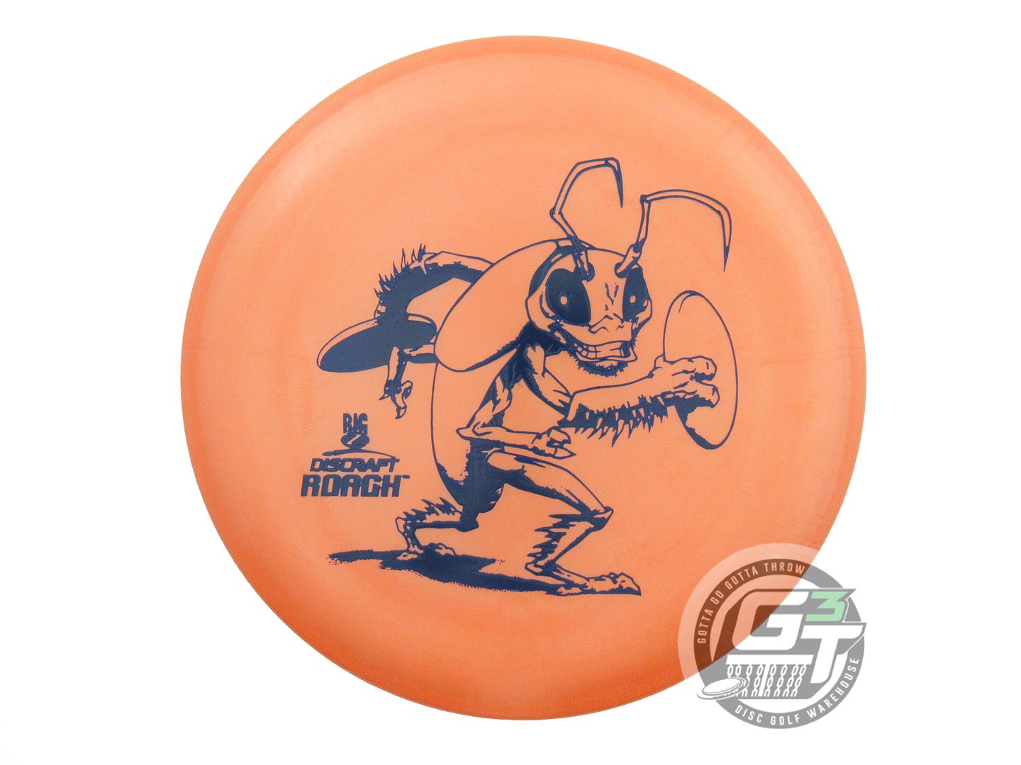 USED Discraft Big Z Roach 175g Orange Black Stamp Putter Golf Disc