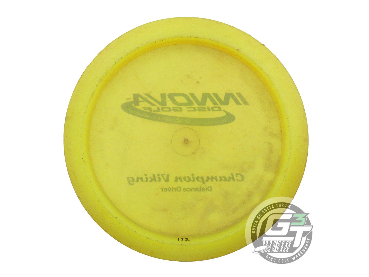 USED Innova Champion Viking 172g Yellow Silver Stamp PFN Distance Driver Disc