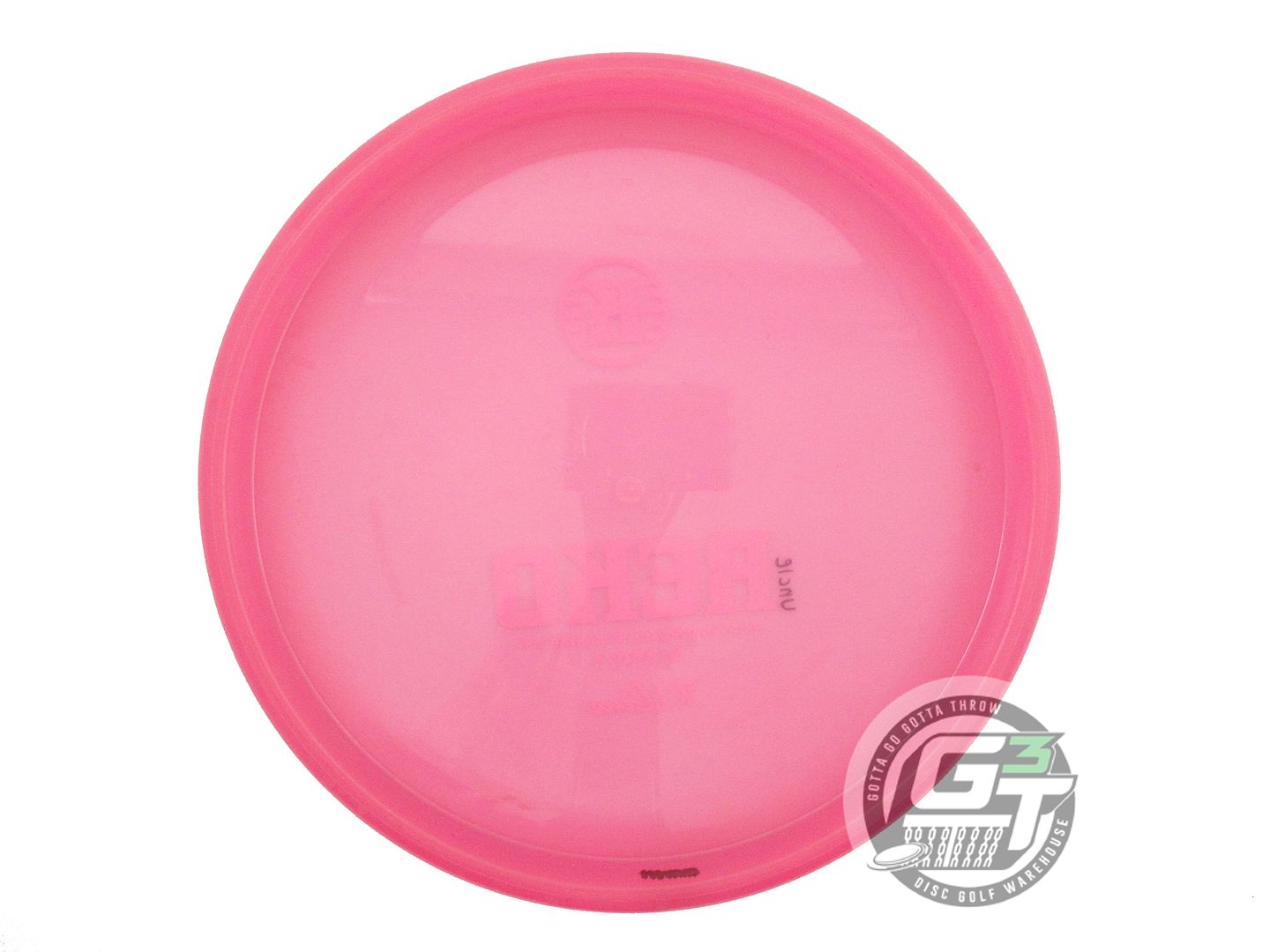 USED Kastaplast K1 Reko 174g Pink White Stamp Putter Golf Disc