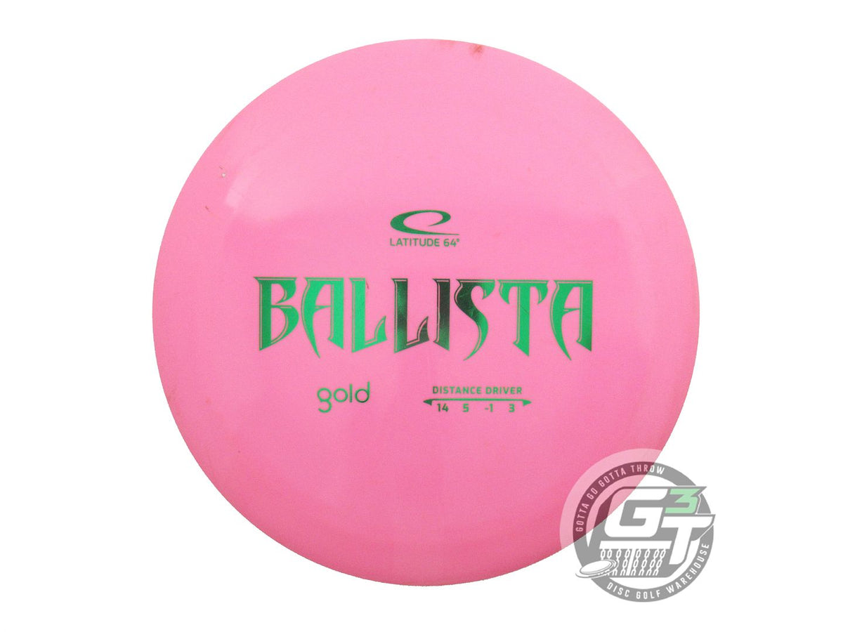 USED Latitude 64 Gold Ballista 171g Pink Green Foil Distance Driver Golf Disc