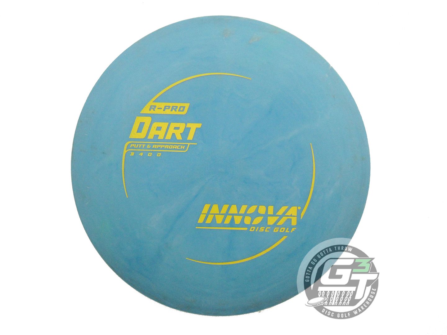 USED Innova R-Pro Dart 173g Teal Yellow Stamp Putter Golf Disc
