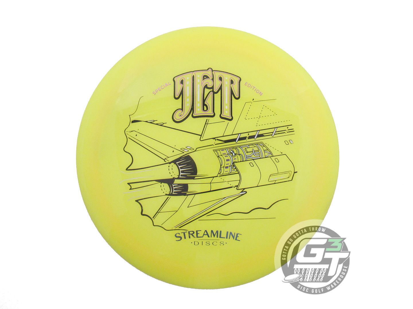 USED Streamline Discs [SE] Neutron Jet 173g Yellow Distance Driver Golf Disc