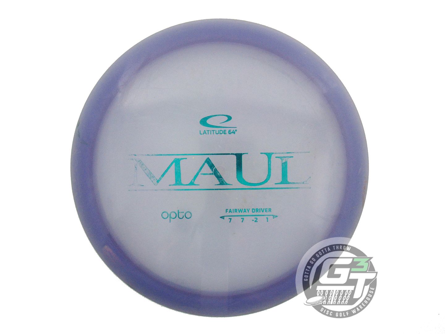 USED Latitude 64 Opto Maul 169g Purple Teal Foil Fairway Driver Golf Disc