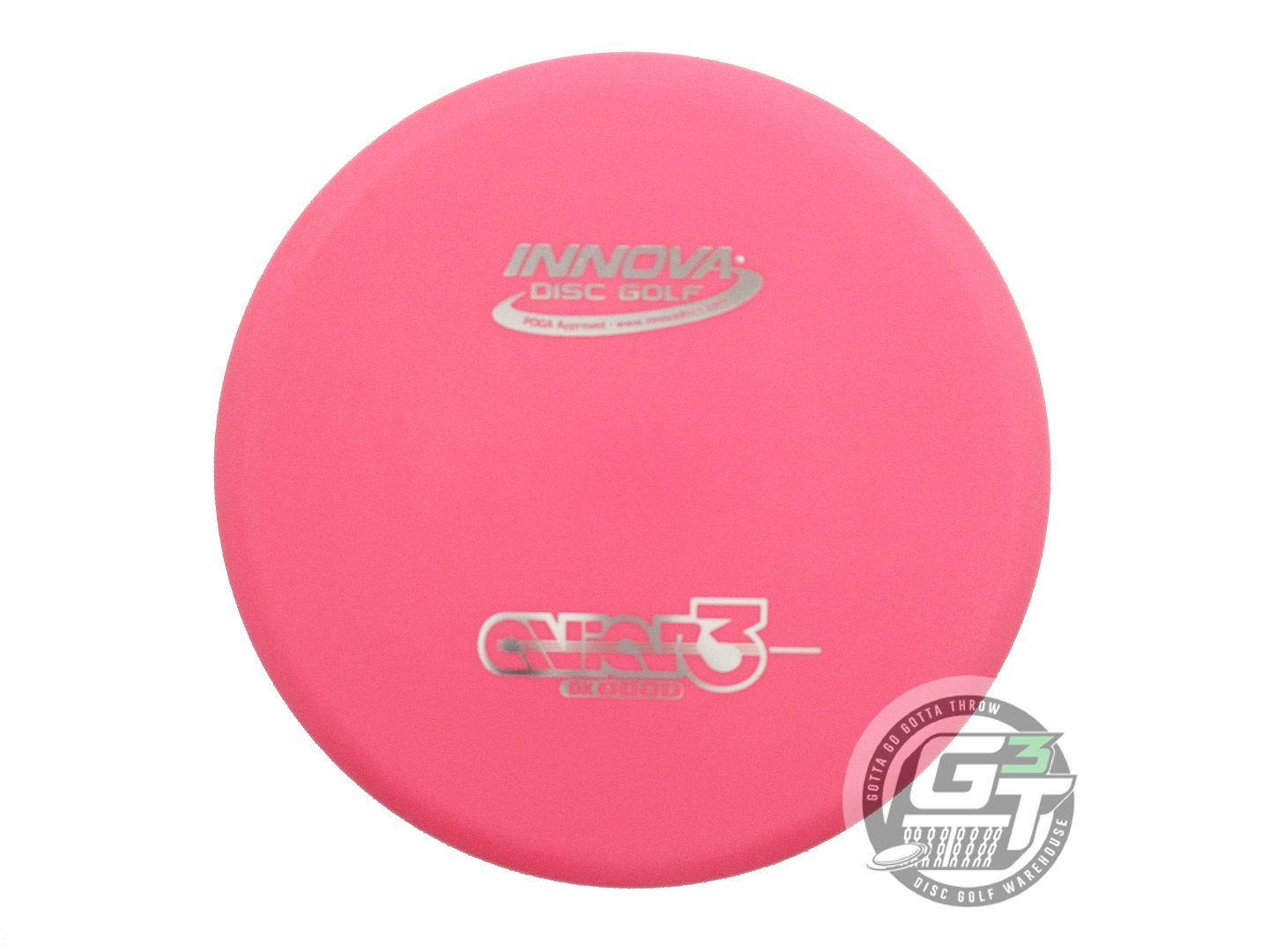 USED Innova DX Aviar3 175g Pink Silver Foil Putter Golf Disc