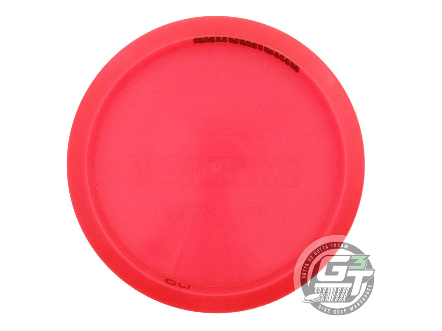 USED Latitude 64 Opto Explorer 168g Red Glitter Foil Distance Driver Golf Disc