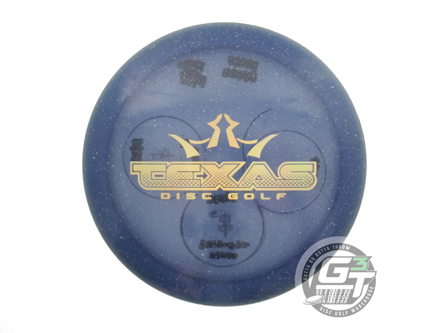 USED Dynamic Discs Lucid Trespass 168g Blue Gold Holo Foil Distance Driver Disc