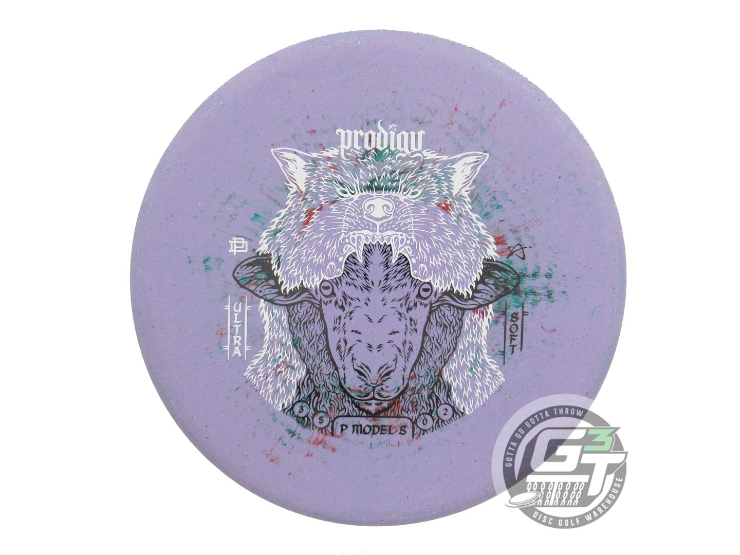 Prodigy Limited Edition Sheep's Clothing Stamp 300 Ultra Soft Color Fractal P Model S Putter Golf Disc (Individually Listed)