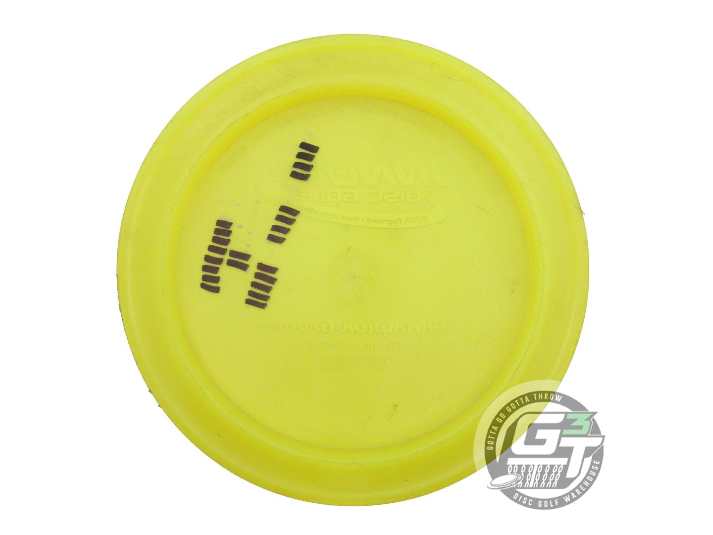 USED Innova Champion Groove 175g Yellow White Stamp Distance Driver Golf Disc