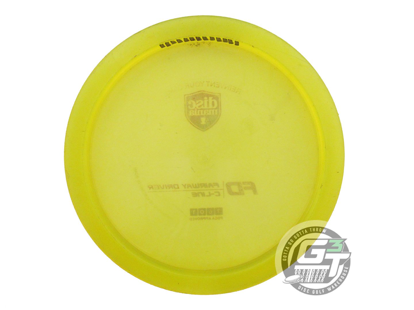 USED DiscMania C-Line FD 169g Yellow Magenta Foil Fairway Driver Golf Disc